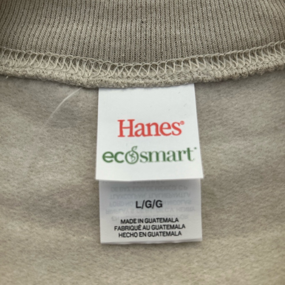 POST MALONE Hanes Cream Graphic Oversized Sweatshirt - Picture 7 of 11